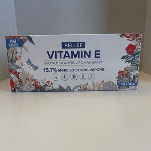 Vitamin E Shower Steamers - Blue and White